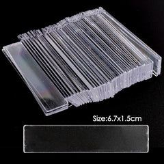 Acrylic Transparent Nail Art False Nail Tips Display Holder Stand