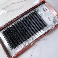 0.07mm MIX LENGTH Lucky Four-leaf Clover Auto Flowering W-shaped 4D Premade Volume Lash Tray