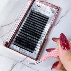 0.07mm MIX LENGTH Fairy Three-leaf Clover Auto Flowering W-shaped 3D Premade Volume Lash Tray