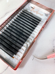 0.07mm MIX LENGTH Lucky Four-leaf Clover Auto Flowering W-shaped 4D Premade Volume Lash Tray