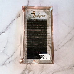 C CURL 0.20mm MIX LENGTH Ellipse Flat Cashmere Lash Tray