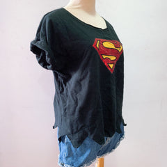 (PRELOVED) Superman Hero Black Tee