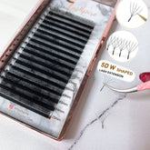 0.07mm MIX LENGTH Bloom Five-leaf Clover Auto Flowering W-shaped 5D Premade Volume Lash Tray