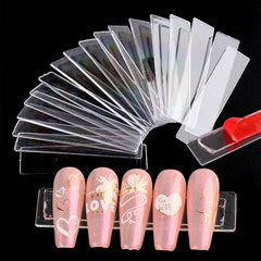 Acrylic Transparent Nail Art False Nail Tips Display Holder Stand