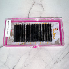 LASHPIRE® ECO COLLECTION 0.15mm MIX LENGTH Ellipse Flat Cashmere Classic Lash Tray