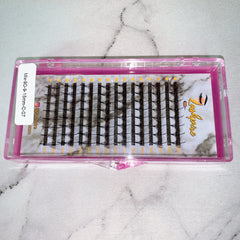 LASHPIRE® ECO COLLECTION 0.07mm MIX LENGTH Pro-made Ready made Katun Wispy 9D Premade Spikes Volume Fans Lash Tray