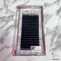 C CURL 0.05mm MIX LENGTH 10-12-14mm Camellia Lash Tray - Lashpire