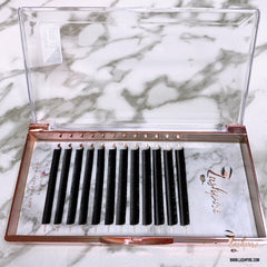 D CURL 0.05mm SINGLE LENGTH Easy Fan Fast-fanning Lash Tray - Lashpire