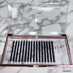 D CURL 0.07mm MIX LENGTH Lower Bottom Lash Tray - Lashpire