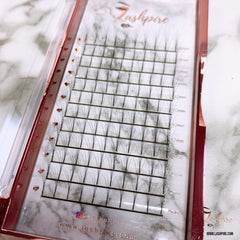 C CURL 0.07mm SINGLE LENGTH Pro-made 4D Volume Fans Lash Tray - Lashpire