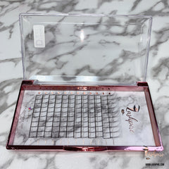 D CURL 0.07mm SINGLE LENGTH Pro-made 4D Volume Fans Lash Tray - Lashpire