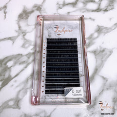 D CURL 0.10mm SINGLE LENGTH Lash Tray - Lashpire