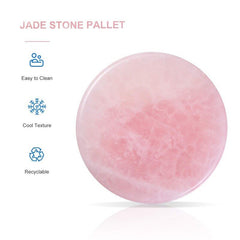 Pink Jade Stone Glue Pallet Holder For Eyelash Extensions - 1 pc - Lashpire