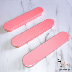 2pc/set Pink Tweezers with Hard Casing - Lashpire