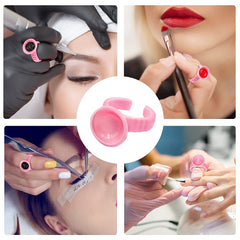 Pink Glue Ring Holder - 100 pcs - Lashpire