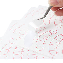 Under Eye Lash Mapping Stickers - 70 pairs - Lashpire