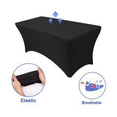 Reusbable Fitted Bed Cover Bedsheet - Black - Lashpire