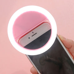 Phone LED Selfie Ring Light - Pink - Lashpire