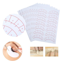 Under Eye Lash Mapping Stickers - 70 pairs - Lashpire