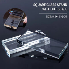 Eyelash Extensions Crystal Glass Pallet Tile Lash Display Tray - Lashpire