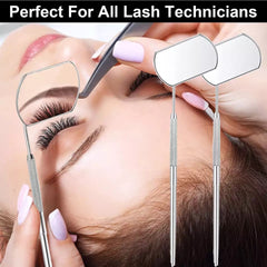 Stainless Steel Giant Large XL Handheld Lash Dental Mirror - Lashpire