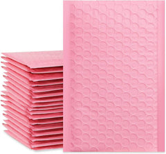 Pink Bubble Polymailer Self Adhesive Packing Envelopes - 15x18 cm - Lashpire