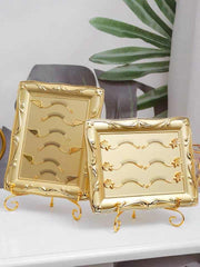 False Eyelashes Magnetic Display Frame Board with Stand - Gold - Lashpire