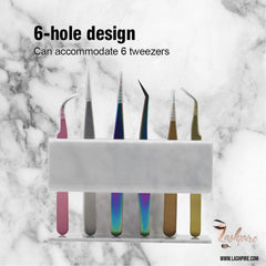 Marble Acrylic Tweezer Stand Holder Display - Lashpire