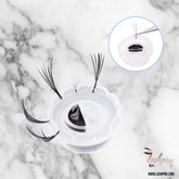 Glue Holder Blooming Flower-Shaped Easy-Fan Glue Cup - 1 pc - Lashpire