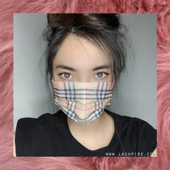 Burberry Luxury Designer 3-Ply Non-woven Protective Face Mask - Lashpire