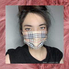 Burberry Luxury Designer 3-Ply Non-woven Protective Face Mask - Lashpire