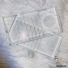 Crystal Glass Lash and Glue Pallet Holder Display - Lashpire