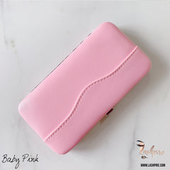 Eyelash Extensions Tweezer Makeup Tools Storage Case - Baby Pink - Lashpire