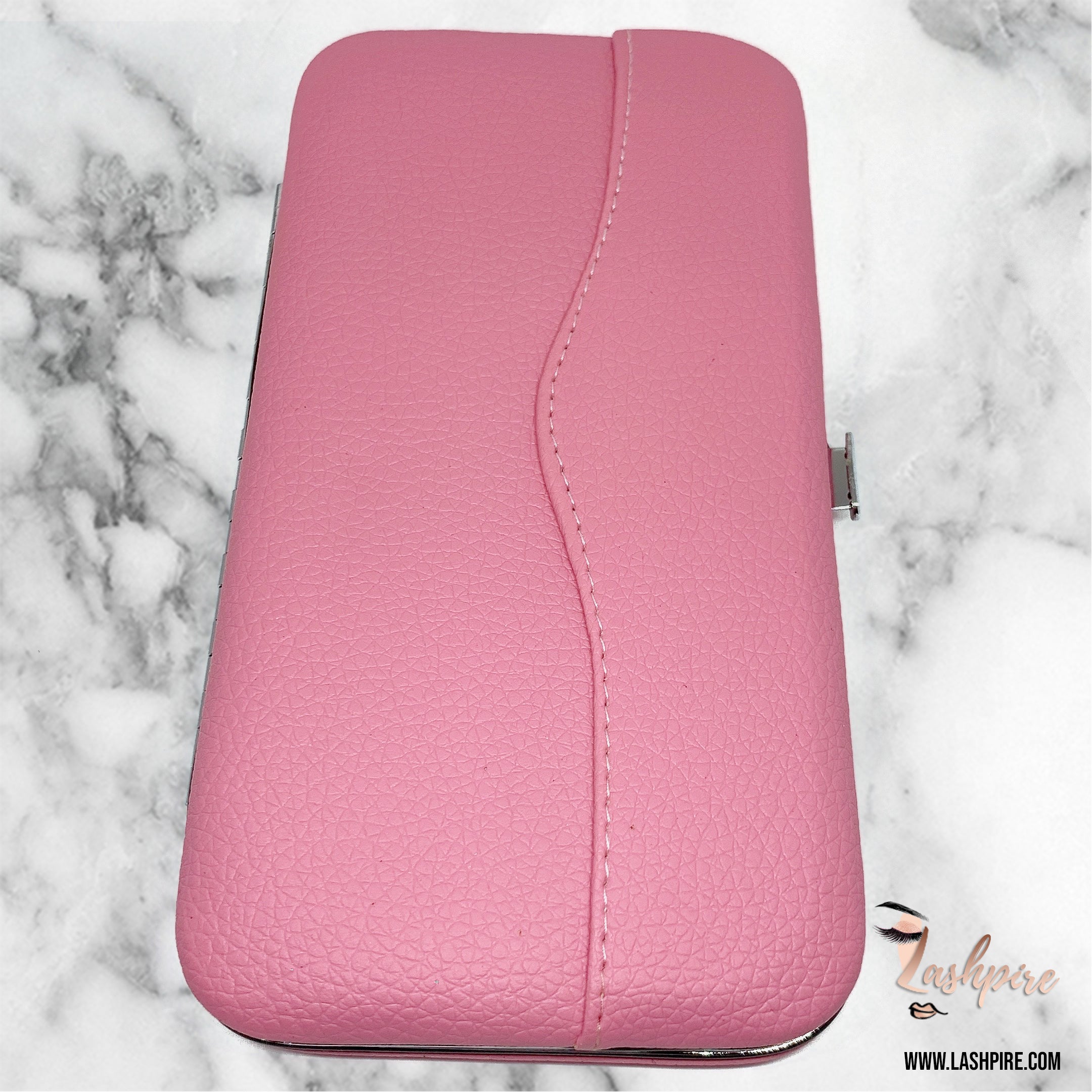 Eyelash Extensions Tweezer Makeup Tools Storage Case - Rose Pink - Lashpire