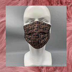 Fendi FF Luxury Designer 3-Ply Non-woven Protective Face Mask - Lashpire