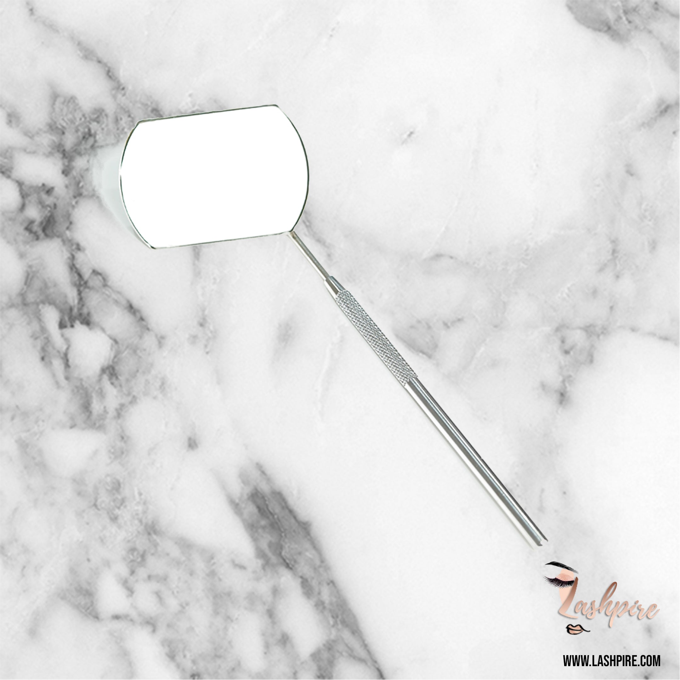 Stainless Steel Giant Large XL Handheld Lash Dental Mirror - Lashpire