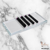 Eyelash Extensions Crystal Glass Pallet Tile Lash Display Tray - Lashpire
