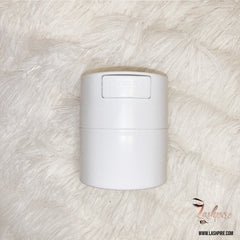 Glue Airtight Storage Canister Tank (White) - Lashpire