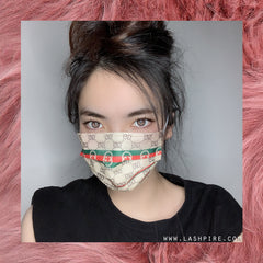 Gucci GG Unique Luxury Designer 3-Ply Non-woven Protective Face Mask - Lashpire