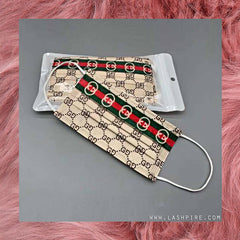Gucci GG Unique Luxury Designer 3-Ply Non-woven Protective Face Mask - Lashpire