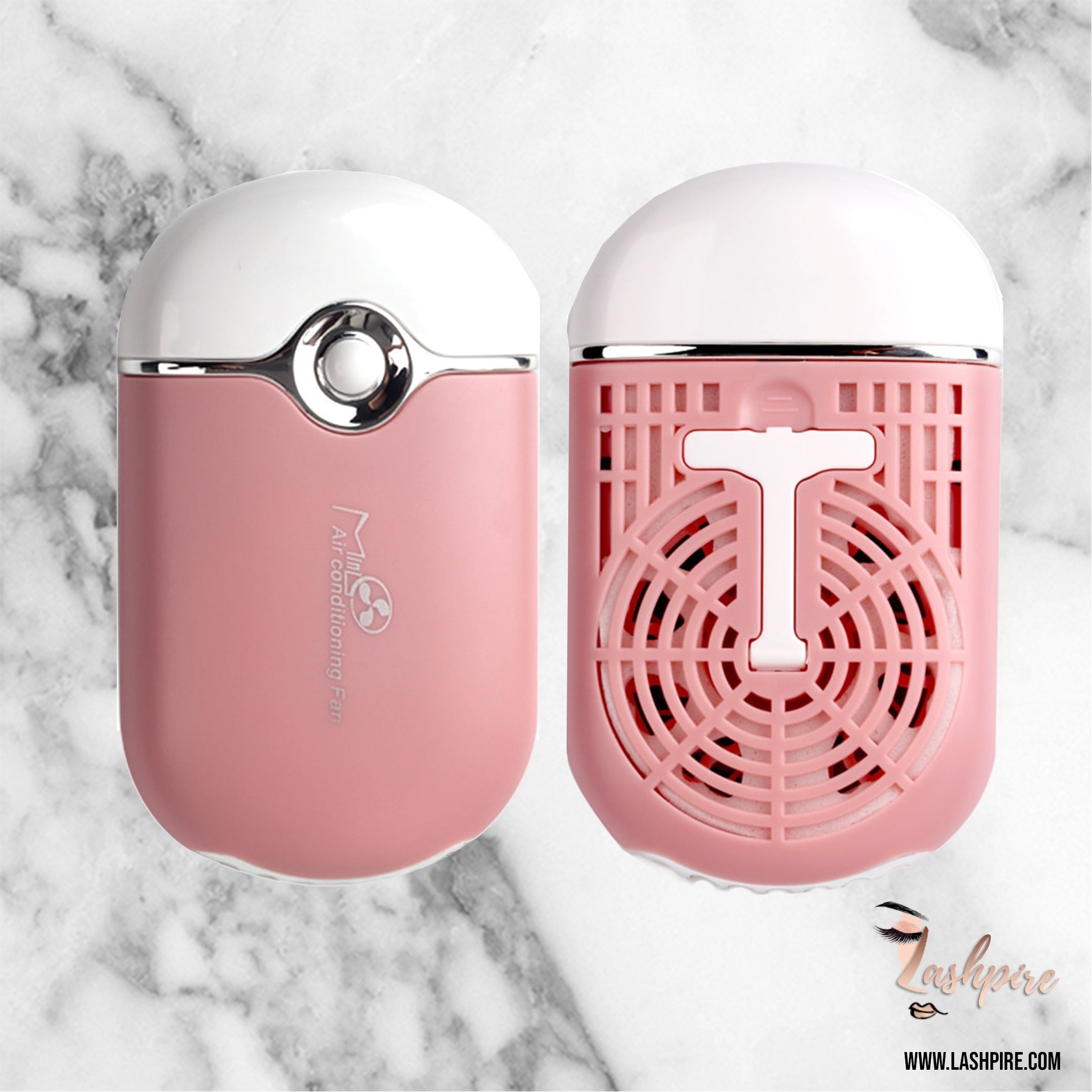 Handheld Electronic Fan - Baby Pink - Lashpire