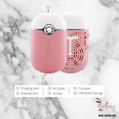 Handheld Electronic Fan - Baby Pink - Lashpire