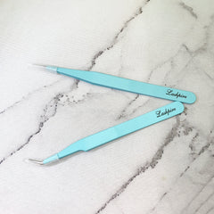 MARKDOWNS - 2pcs/set Tiffany Blue Tweezers Set (Pastel Lovin Collection)