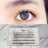 LASHPIRE® Cluster Eyelashes False Lash Self-Grafting DIY Eyelash Extensions Kit Mix A Shape Spike Wispy Natural Fishtail Cluster Lashes