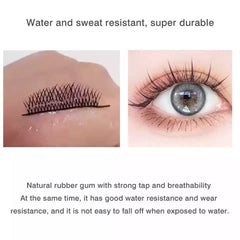 6pcs/set Professional False Eyelash Glue Lash Glue Waterproof False Eyelashes Makeup Glue Adhesive Lash Lift Curl Cosmetics (Clear White)