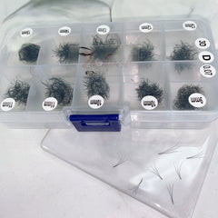 3D Promade Handmade Loose Volume Fans MIX LENGTH Pre-made Loose Fans