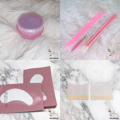 LASHPIRE® Glue Remover Set Elite Jelly Pink Eyelash Extensions Glue Remover Kit