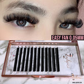 C CURL 0.05mm SINGLE LENGTH Easy Fan Fast-fanning Lash Tray - Lashpire