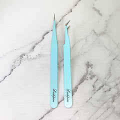 MARKDOWNS - 2pcs/set Tiffany Blue Tweezers Set (Pastel Lovin Collection)