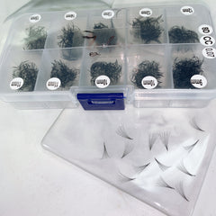 8D Promade Handmade Loose Volume Fans MIX LENGTH Pre-made Loose Fans